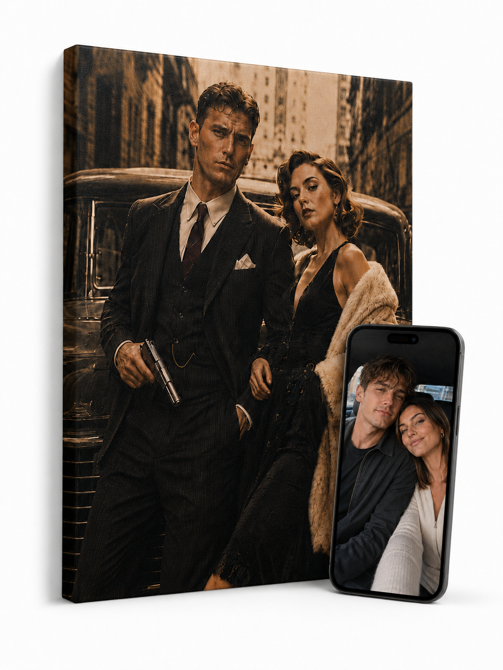 Your Photo as a Vintage Noir Portrait