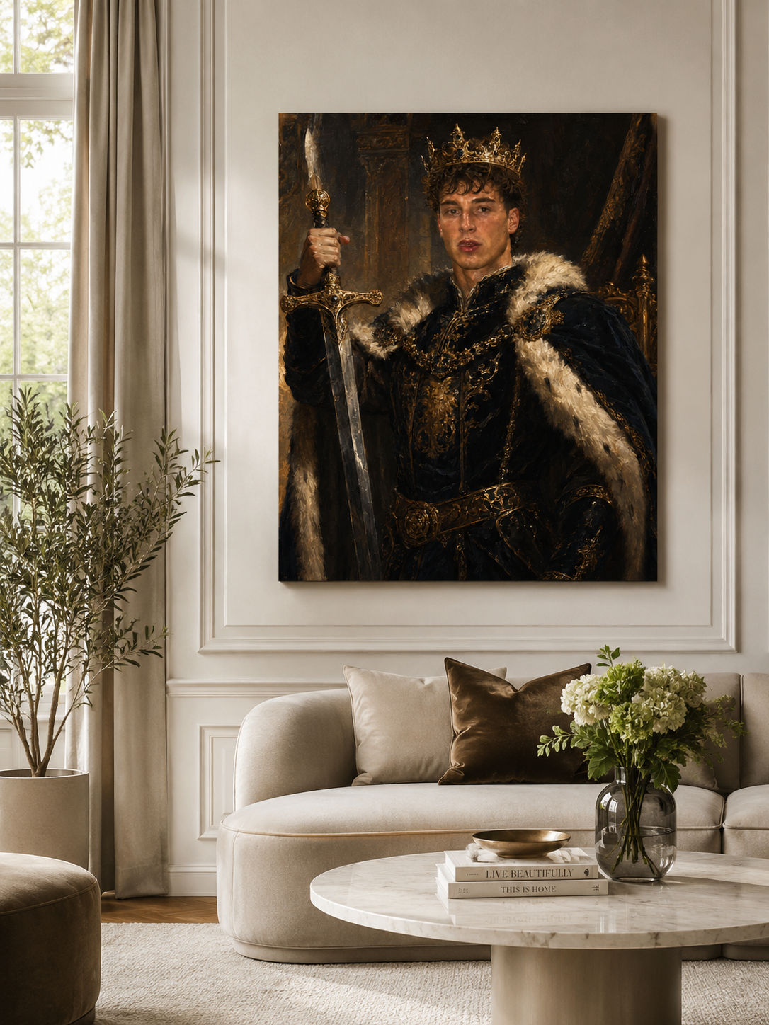 Dein Foto als Royal Portrait