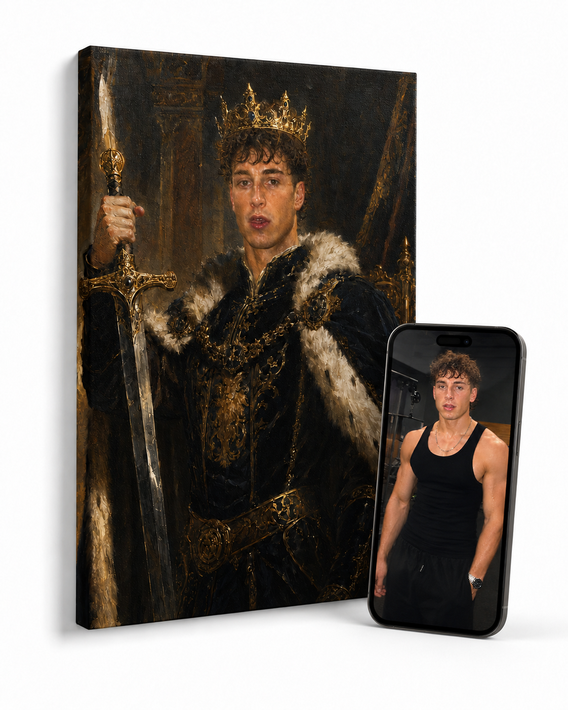 Dein Foto als Royal Portrait