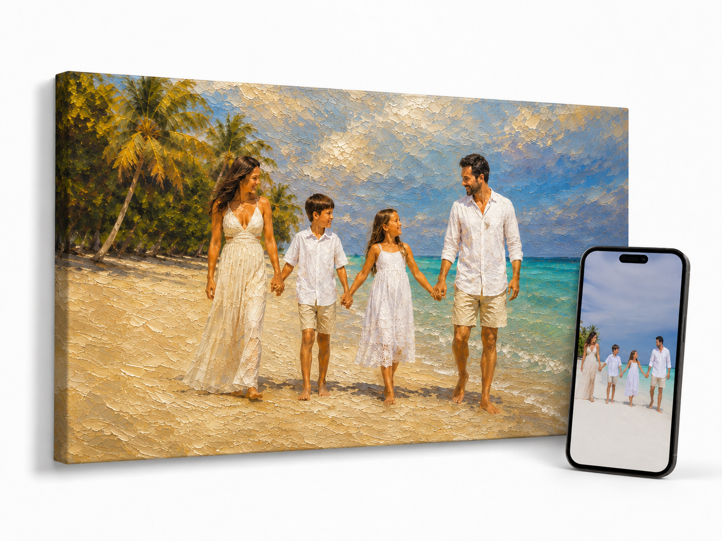 Familienportrait aus eurem Foto