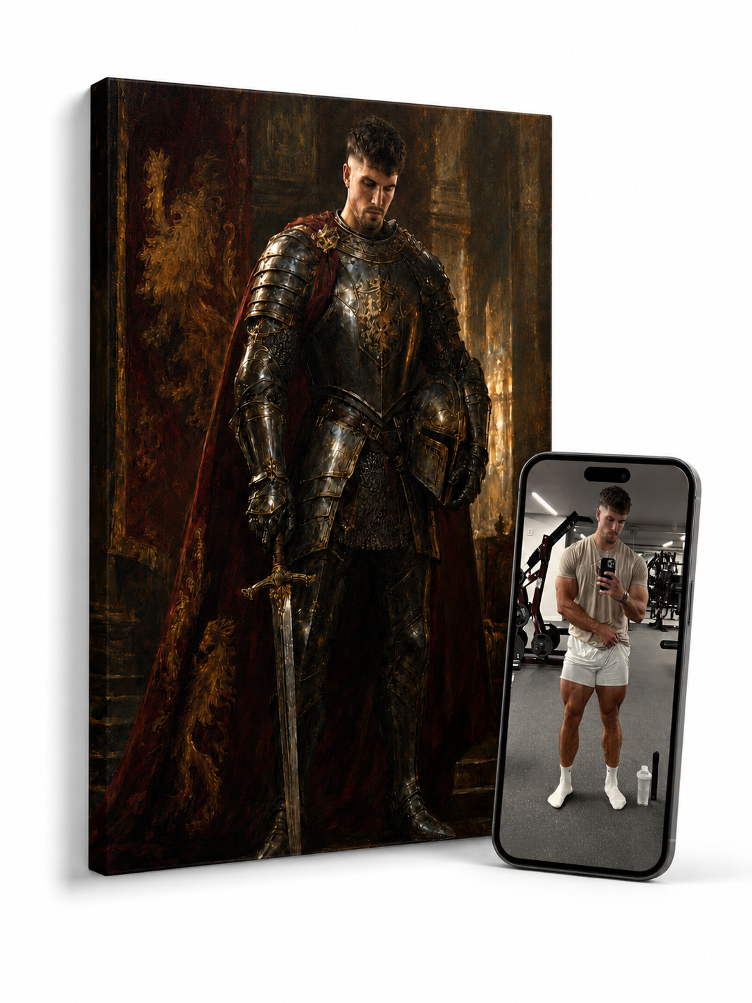 Dein Foto als Ritter Portrait