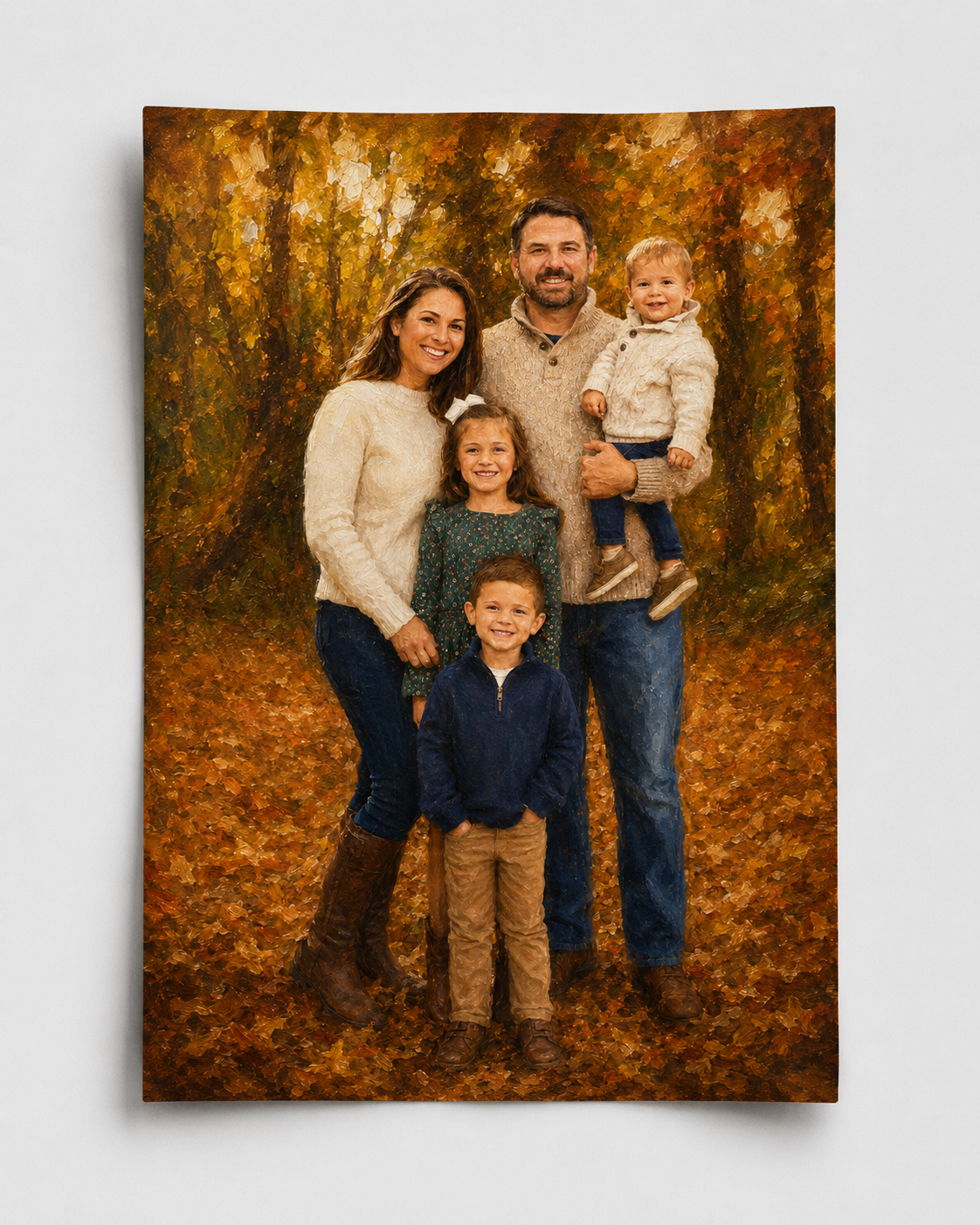 Familienportrait aus eurem Foto