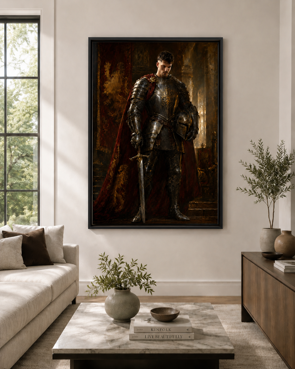 Your Photo as a Knight Portrait