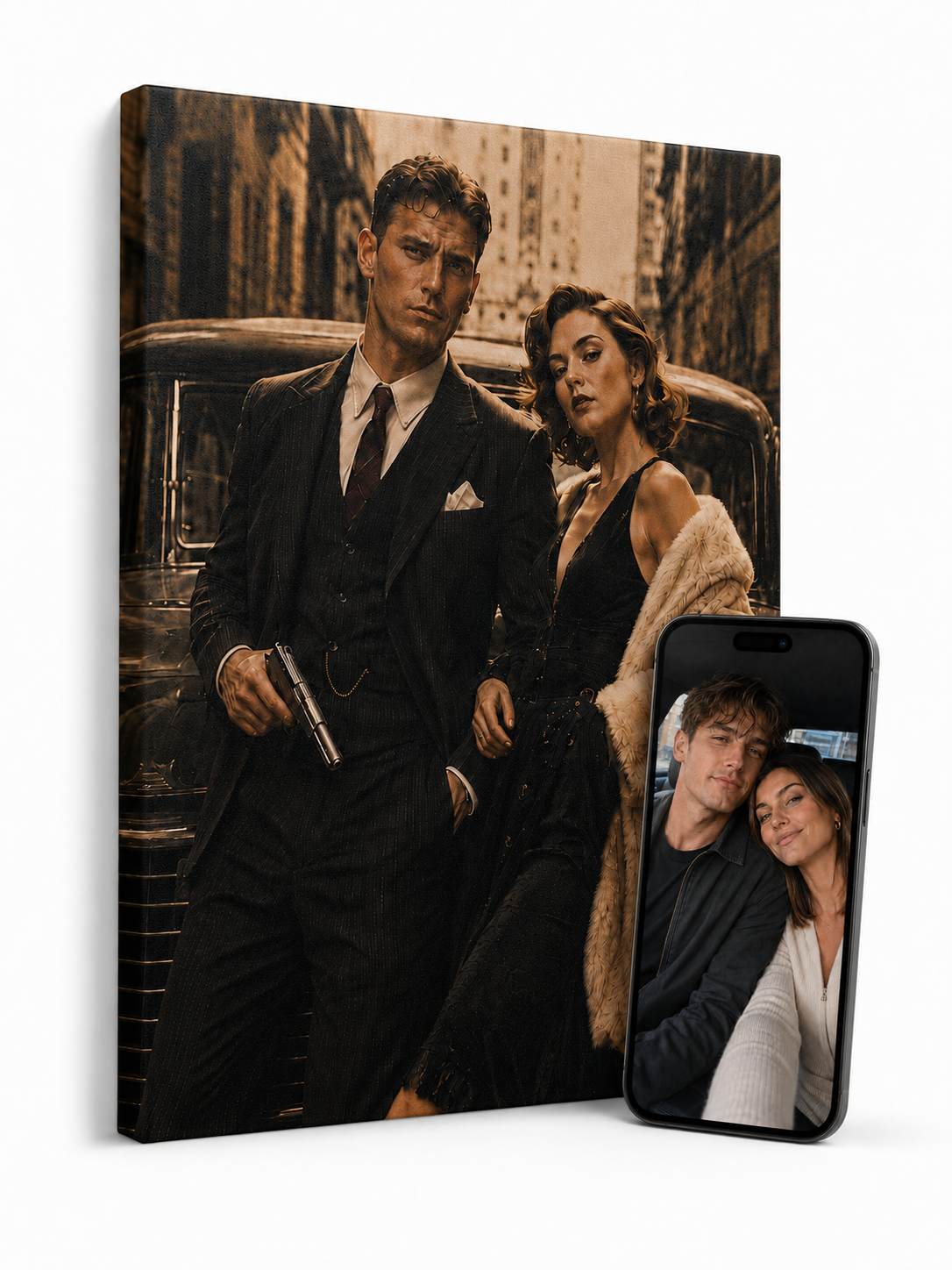 Your Photo as a Vintage Noir Portrait