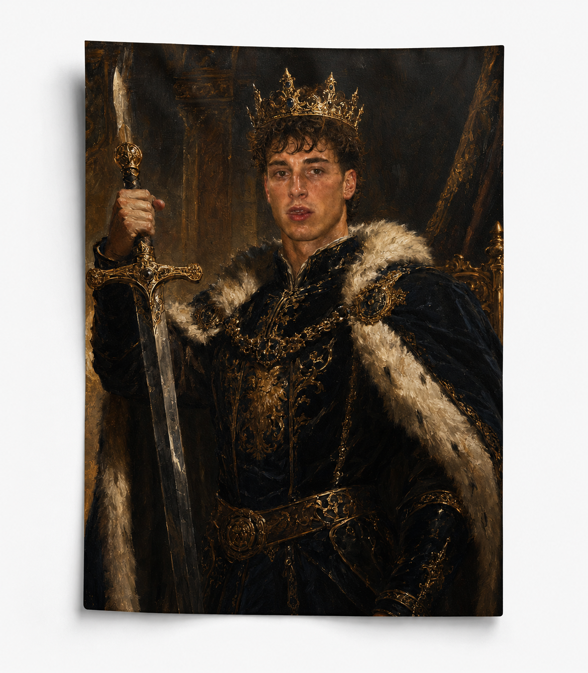 Dein Foto als Royal Portrait