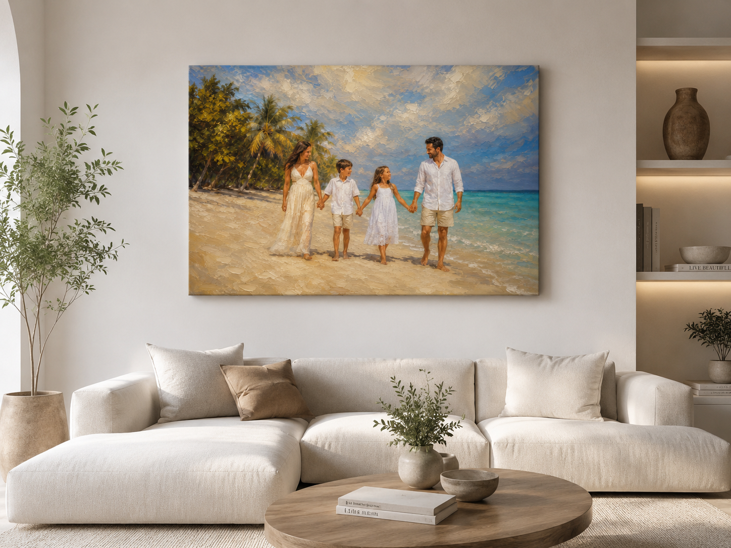 Portrait de famille à partir de votre photo