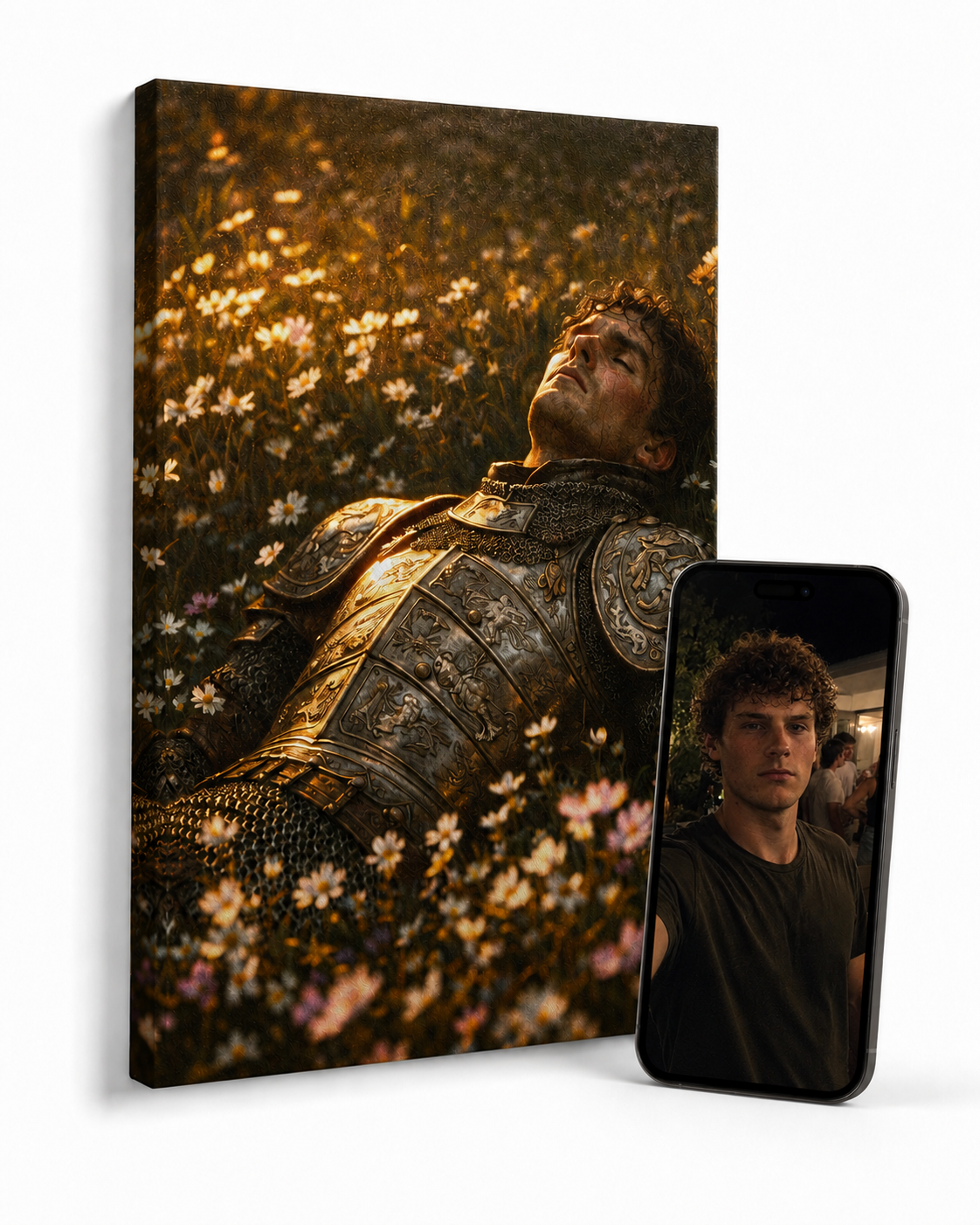 Dein Foto als Ritter Portrait