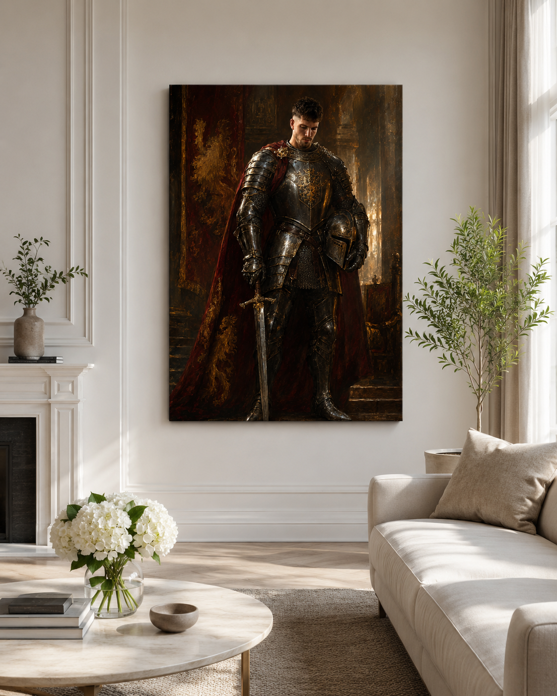 Your Photo as a Knight Portrait
