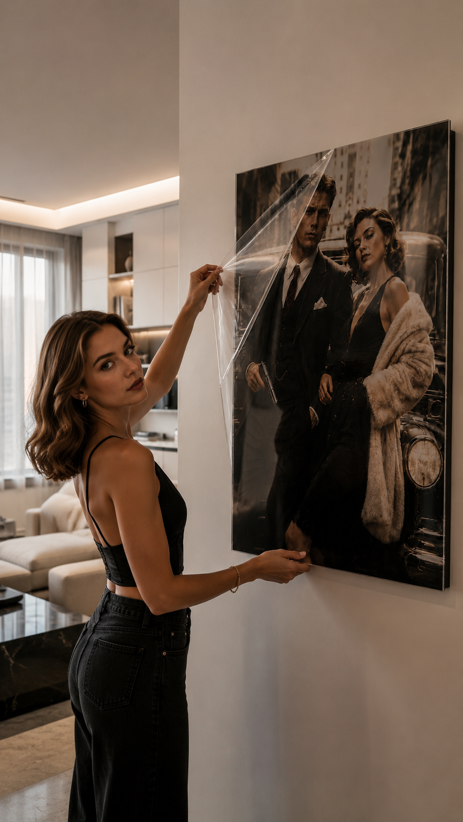 Your Photo as a Vintage Noir Portrait